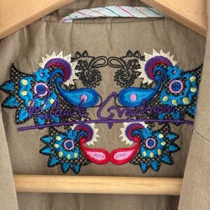 Robert Graham Rally Blazer khaki sharp like new!! 40 Reg